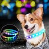 LED luminous PVC Dog Collar: USB Charging