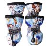4 Pcs Blue Dog Rain Shoes Waterproof Foot Covers