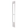 Sliding Glass Dog Door, 91 to 96 in Adjustable Aluminum Alloy Frame Small