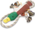 Interactive Upgraded Duck Dog Toy with Crinkle Paper and Squeaker