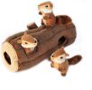 Hide & Seek Plush Dog Squeaky Toy Puzzle for Enrichment