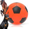 Herding Ball for Dogs Outdoor Play, Giant 25" Toy Ball Dogs or Horses, Orange Black