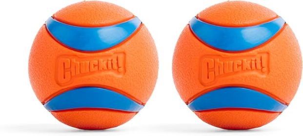 Medium Bouncy Fetch Floating Rubber Balls For Dogs 20-60 lbs - 2.5-inch diameter