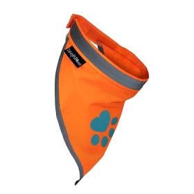 Orange Dog Bandana M Size Hi Visibility Reflective Blaze Orange Bandana