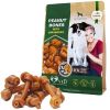 Dog Peanut Butter Bones with Cranberry Rawhide Free Organic Chew Treats