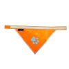Orange Dog Bandana S Size Hi Visibility Reflective Blaze Orange Bandana