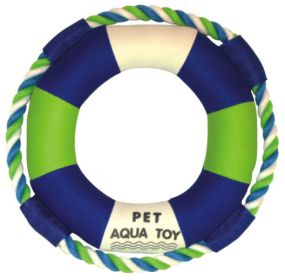 Pet Life 'Life Raver' Round Squeaking Floating Toy