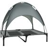 36" x 30" Elevated Portable Dog Cot/Bed with UV Protection Canopy Shade