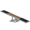 Wooden Weather Resistant Seesaw Platform Dog Agility Training Equipment