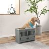 Dog Feeding Station and Food Storage Cabinet