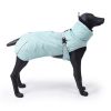 Dog Winter Jacket with Waterproof Warm Polyester Filling Fabric-(blue , size M)