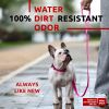Pink Waterproof Medium Dog Leash 4 Ft x 4/5 inch Anti Slip Dog Leash