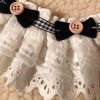 Handmade Bowknot Retro Lace Dog Collar Necklace 8.2-11.2"