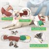 Interactive Upgraded Duck Dog Toy with Crinkle Paper and Squeaker