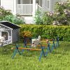 4 Pieces Dog Agility Equipment Set with Adjustable Height Jump Bars w/ Carry Bag