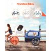 Dog Bike Trailer, Supports up to 88 lbs, 2-in-1 Stroller Cart Carrier, Easy Folding Frame