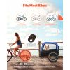 Dog Bike Trailer, Supports up to 66 lbs, Cart Bicycle Carrier Easy Folding Frame