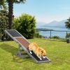 Gray Wooden Dog Agility Seesaw for Dog Training Exercise, 71" L x 12" W x 12" H