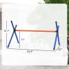 4 Pieces Dog Agility Equipment Set with Adjustable Height Jump Bars w/ Carry Bag