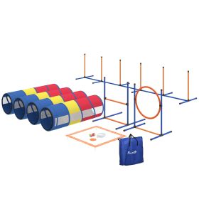 Dog Agility Training Equipment, 12-Piece Dog Obstacle Course