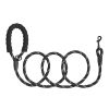 Heavy Duty Rope with Reflective Threads Dog Leash, 6ft with Comfortable Padded Handle