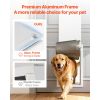 X-Large Dog Door, with Double Magnetic Flaps and Metal Frame, Strong and Weatherproof
