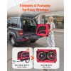 Dog Bike Trailer, Supports up to 100 lbs, Easy Folding Frame with Quick Release Wheel