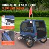 Dog Bike Trailer, Supports up to 100 lbs, Folding Frame with  Quick Release Wheels