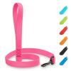 Pink Waterproof Medium Dog Leash 4 Ft x 4/5 inch Anti Slip Dog Leash