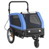 Dog Bike Trailer, Supports up to 88 lbs, 2-in-1 Stroller Cart Carrier, Easy Folding Frame
