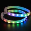 LED luminous PVC Dog Collar: USB Charging