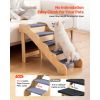 Wooden 5-Step Dog Stairs for High Beds & Sofa 150lbs Capacity, Non-Slip Surface