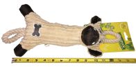 Jute And Rope Plush Cow - Dog Toy