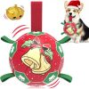 Christmas Dog Soccer Balls with Straps (8 Inch)
