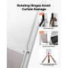 Sliding Glass Dog Door, 91 to 96 in Adjustable Aluminum Alloy Frame