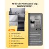 Stainless Steel Dog Washing Station, 50 Inch Grooming Tub