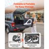 Dog Bike Trailer, Supports up to 100 lbs, 2-in-1 Stroller Cart Bicycle Carrier, Easy Folding Frame