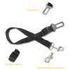 2Pcs Dog Seat Belt Leash Adjustable Safety Leads Harness