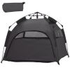 Extra Large Pop Up Tent with Carry Bag, for Beach, Backyard, Home, Dark Gray