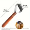 Double Sided Dog Grooming Tool - Efficient Shedding and Dematting Slicker Brush