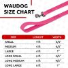 Pink Waterproof Medium Dog Leash 4 Ft x 4/5 inch Anti Slip Dog Leash