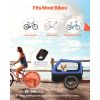 Dog Bike Trailer, Supports up to 88 lbs, Cart Bicycle Carrier, Easy Folding Frame