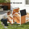 Outdoor luxurious wooden dog house