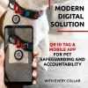 Adjustable Nylon Dog Collar for 9-14 inch x 3/5 inch Neck with Durable Plastic Breakaway Buckle