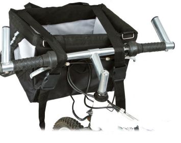 Collapsible Dog Bicycle Bike Carrier With Inner Safety Leash