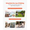 Dog Wheelchair for Back Legs up to 88lbs., Adjustable and Lightweight, with 2 Shock-Absorbing Wheels