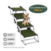 Foldable Dog Stairs for Cars, SUVs, Trucks, supports up to 250lbs with Non-Slip Surface