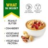 Dog Peanut Butter Bones with Cranberry Rawhide Free Organic Chew Treats
