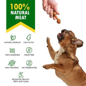 Dog Peanut Butter Bones with Cranberry Rawhide Free Organic Chew Treats