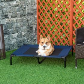 Dog Cot up to 70# (Color: Blue)